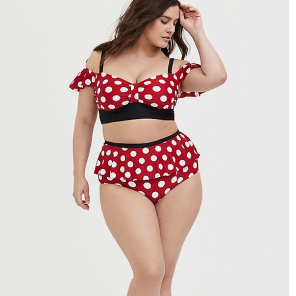 torrid minnie mouse bathing suit